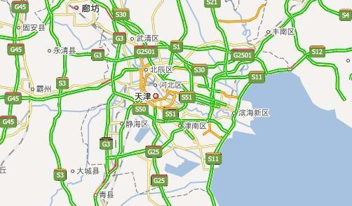 天津高速公路最新路况实时播报,天津高速公路最新路况实时播报